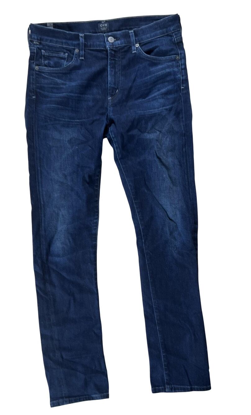 C Of H Mens 28 Blue Chino Slim Straight Denim Cotton Stretch 5-Pockets